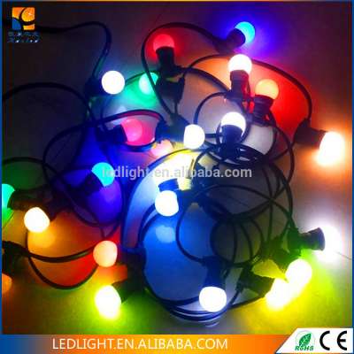 PVC wire IP 44 E27 LED belt light for outdoor decoration LED string light