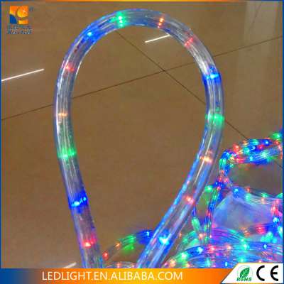 230v CE RoHS IP65 PVC round 2 wires led rope light indoor and outdoor decoration LED strip neon flex light