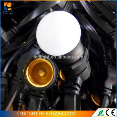 2- Wires PVC cable E27 B22 holders 500leds 100m waterproof IP 65 outdoor use LED belt light for holiday decoration