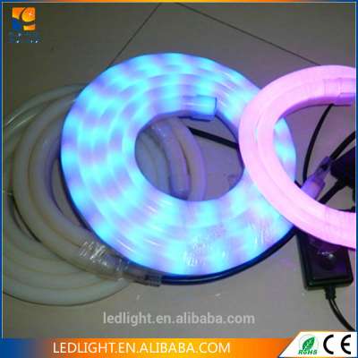 2018 hot sales factory made Christmas X'mas  light led RGB rope light for building decoration